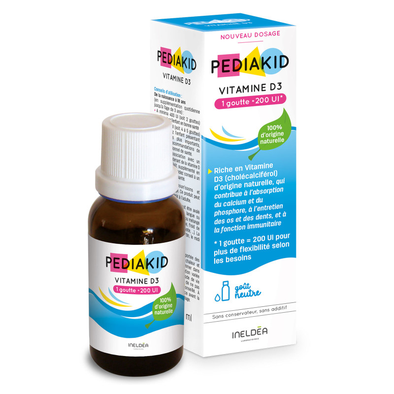 Pediakid Vitamine D3 - Complément alimentaire enfant