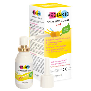 Pediakid - Spray Nez et gorge - Dispositif médical - enfant