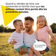 Quand tu planifies une randonnée en famille, mais que tes enfants préfèrent la vue depuis tes épaules. 😅🌿

Et vous, au bout de combien de temps vos enfants demandent-ils à être portés lors des rando ? 🌳👧🧒