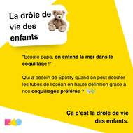 🐚🎶 Quand les coquillages deviennent nos enceintes naturelles pour écouter la mer en haute définition !

Et vous, quelles sont les phrases pépites que vos enfants vous ont sorties depuis le début de l'été ? 😉