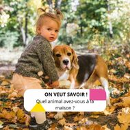 Quel animal partage votre quotidien à la maison ? 🐶🐱🐰 On est curieux de savoir quel compagnon fait partie de votre famille ! Dites-nous tout en commentaire ! 😍 
.
.
.
.
.
.
#bebe #family #amour #mom #mumlife #viedemaman #papa #question